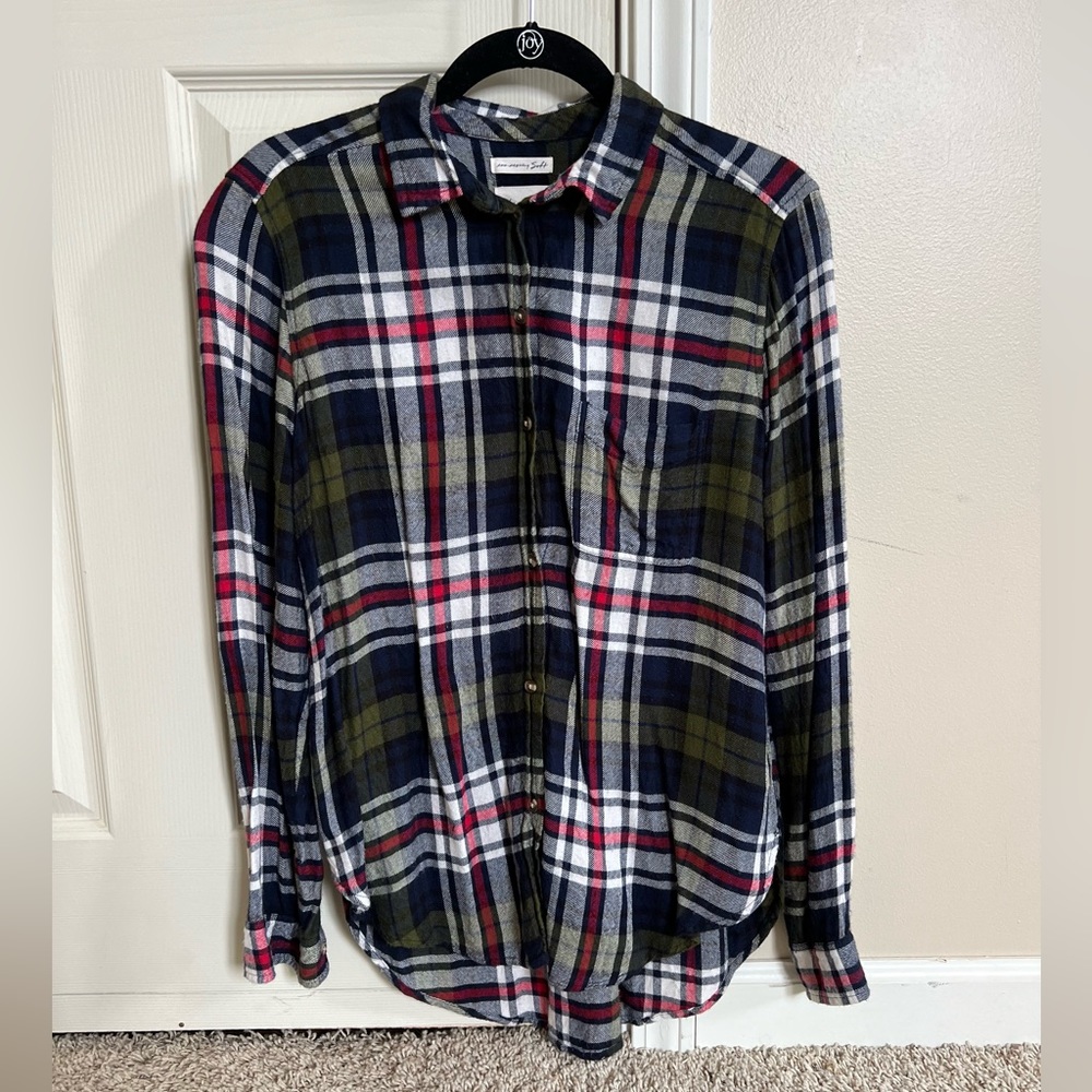 AEO Ahh-amazingly Soft Boyfriend Fit Flannel. Size small.